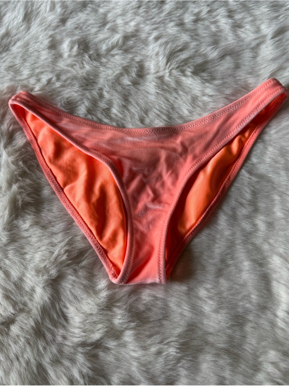 triangl swimwear Coral-Orange Low-Rise Bikini Bottom